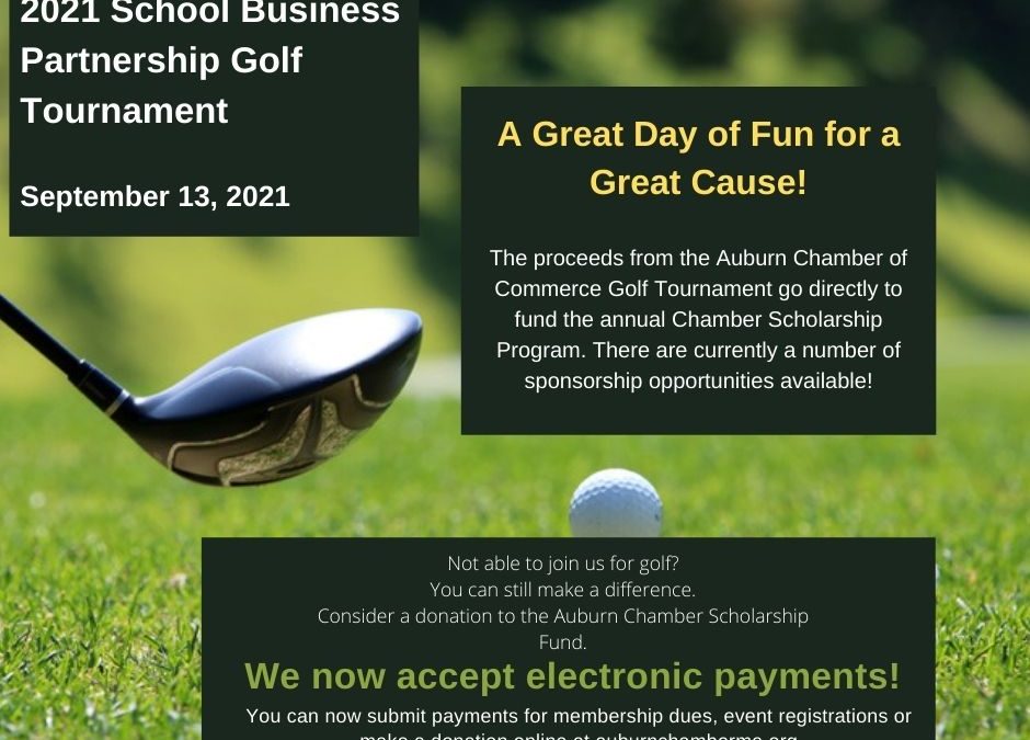 Register Now! Annual School – Business Partnership Golf Tournament September 13, 2021